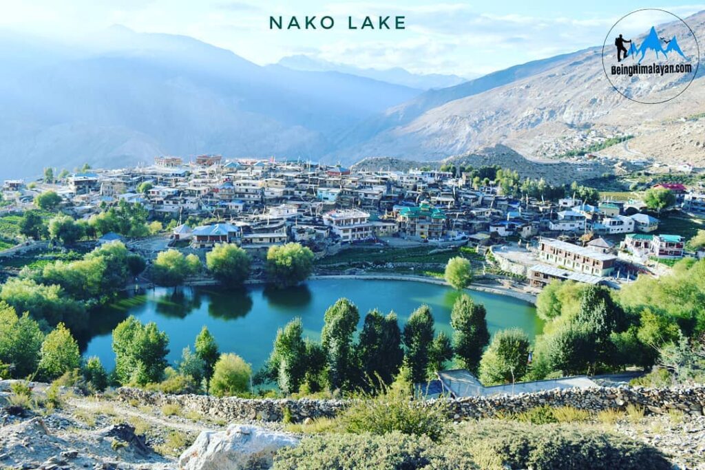 Nako village and Nako Lake