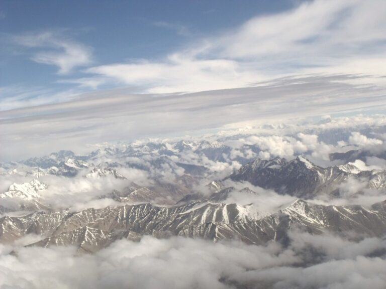 Ladakh from Flight